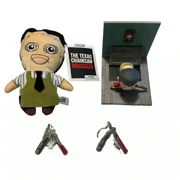 Horror Collectibles Set - Leatherface, Evil Dead 2, Sweeney Todd - Picture 6 of 10